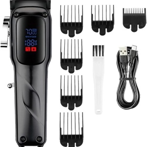 Kit Profesional Frizerie Complet – Mașină de Tuns, Pelerină și Accesorii Barber - Img 2