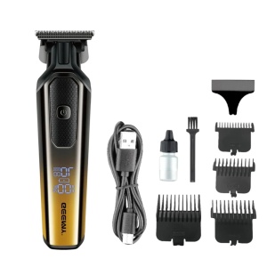 Masina de tuns Geemy GM-8058 cu afisaj LED · trimmer · 150 min · 2 viteze