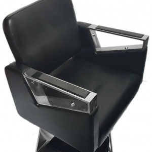Mobilier frizerie complet cu 2 scaune frizerie, 2 oglinzi LED, scafa coafor, Talin - Img 5