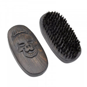 Perie pentru barbati ovala aranjare barba frizerie coafor barbershop Lemn sculptat Schelet