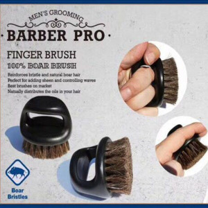 Perie tip inel pentru barbati aranjare barba frizerie coafor barbershop Barber Pro - Img 3