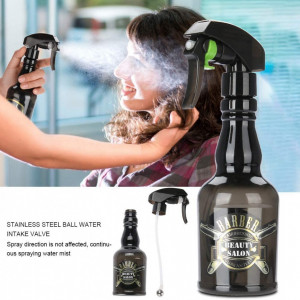 Pulverizator apa frizerie coafor, Gri Inchis, Retro design, pentru salon Barber Shop - Img 6