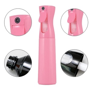 Pulverizator automat coafor, mare, 300 ml, plastic dur, roz pastel, profesional - Img 5