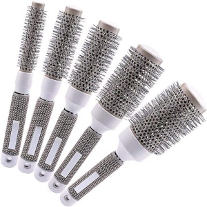 Set 5 Perii Profesionale Rotunde Nano Ceramice Ionice pentru Coafat și Uscare Rapidă - Img 5