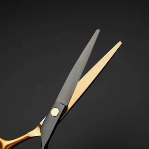 Set foarfeca de tuns si filat 6" pentru frizerie coafor cu geanta frizerie, Dorian - Img 4