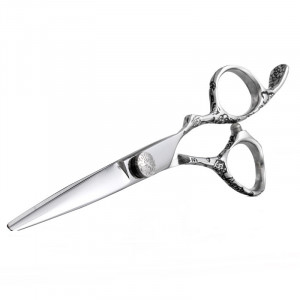 Set foarfeca de tuns si filat Ardette, Damino01, Inox, Retro design, marime 6", maner sculptat - Img 2