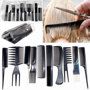 Set frizerie coafor complet FoolMoon profesional cu uscator, placa si masina tuns - Img 5