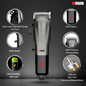 Wmark NG-115 Pro Barber Set – mașină de tuns profesională + accesorii - Img 6