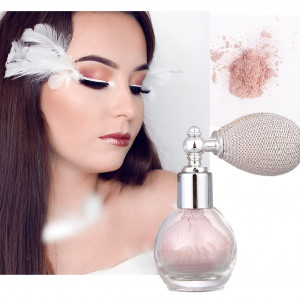 Highlighter pudra Spray Iluminatoare cu Pompita, 8,7g, Rose sidefat 003 - Img 6