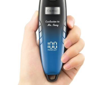 Masina de tuns Kemei KM-1742 cu afisaj LED · trimmer · 90 min · acumulator 600mAh - Img 3