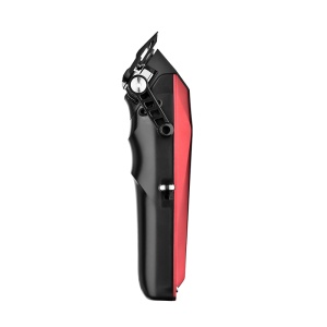 Mașină de Tuns Profesională WMARK NG-125 – 7500 RPM, Lame Inox 5Cr15 & Ceramică, Afișaj Digital, 8 Piepteni, Autonomie 150 min – Rosie - Img 3