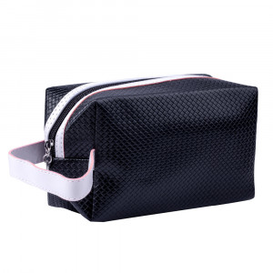 Portfard pentru cosmetice, negru, 12x19cm