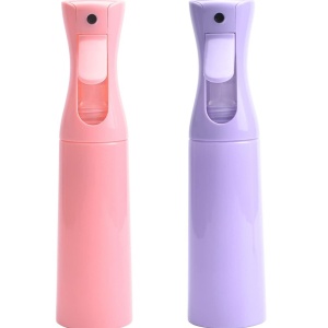 Pulverizator automat coafor, mare, 300 ml, plastic dur, roz pastel, profesional - Img 6