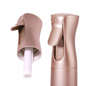 Pulverizator coafor automat pentru frizerie, 300 ml, rose gold. - Img 2
