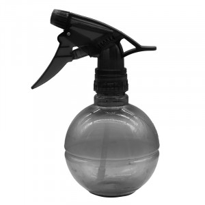 Pulverizator frizerie coafor barber shop rotund, Gri inchis, 300ml