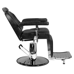Scaun barber salon frizerie, inaltime reglabila, Negru SSB009 - Img 3