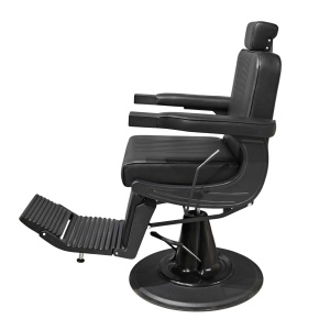 Scaun Frizerie Profesional Darren – Design Full Black și Performanță de Elită - Img 3