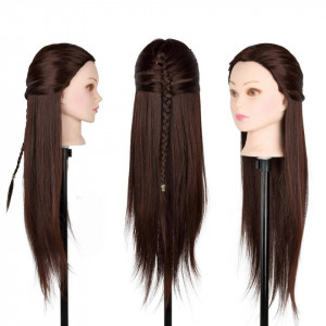 Set cap pentru coafat Cabelo2 saten cu 4 perii coafor rotunde si piepteni frizerie - Img 7