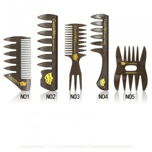 Set kit 5 piepteni pentru barbati aranjare barba frizerie coafor - Img 2