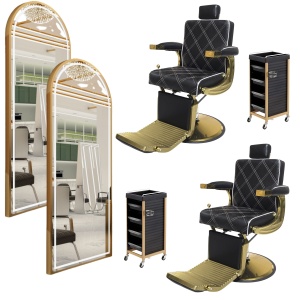 Set Mobilier Barber Shop Premium – Eleganță și Funcționalitate Completă