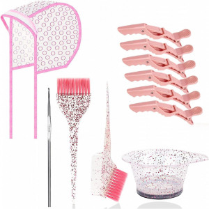 Set vopsit parul profesional, 6 piese - Img 1