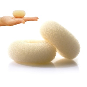 Burete pentru Coc Blond S – Donut pentru Păr, Accesoriu pentru Coc și Volum