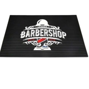 Covoras barbershop, cauciucat, pentru ustensile frizerie, 45x30 cm - Img 2