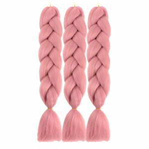Extensii colorate pentru impletituri · roz pal - Img 1