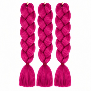 Extensii colorate pentru impletituri · roz - Img 2