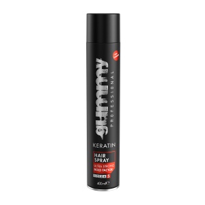 Fixativ Profesional cu Keratină, GUMMY, Fixare Ultra-Puternică, Finisaj Mat, 400 ml