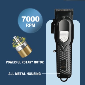 Kit profesional frizerie WMARK NG-119 cu accesorii complete pentru tuns - Img 3