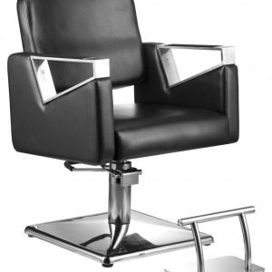 Mobilier frizerie complet cu 2 scaune frizerie, 2 oglinzi LED, scafa coafor, Talin - Img 7