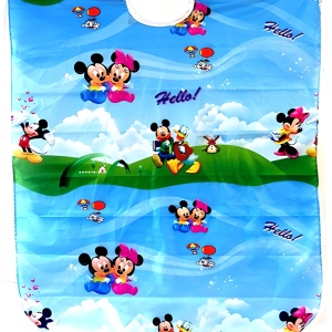 Pelerina tuns copii, albastra cu imprimeu Mickey Mouse, PEL38