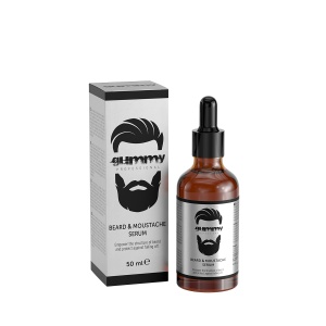 Ser pentru barbă și mustață - Gummy Beard and Moustache Serum – hidratare intensă, strălucire naturală și fortifiere