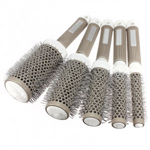 Set 5 Perii Profesionale Rotunde Nano Ceramice Ionice pentru Coafat și Uscare Rapidă - Img 2