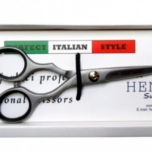 Set Foarfeca de tuns si filat 6" Henbor ITALIA Golden Line pentru frizerie coafor salon - Img 3