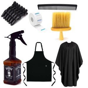 Set kit ustensite accesorii frizerie coafor PAUL - Img 1