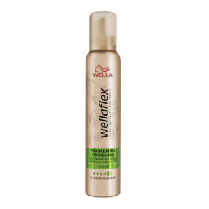 Spuma de par Wella Wellaflex Flexible Hold Ultra Strong pentru fixare foarte puternica, 200 ml