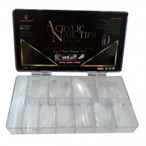 Tipsuri pentru polygel dual form 240 buc transparente
