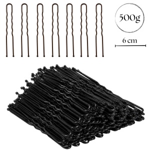 Ace de Coc Profesionale Ondulate 500 g, 6 cm, Negre