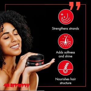 Ceară de păr - Gummy Professional Hair Styling Wax Ultra Hold 150ml – Fixare Extra Puternică, Complex cu Keratină - Img 7