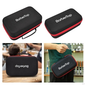 Geanta profesionala pentru ustensile frizerie si coafor, neagra, 30x12x19cm, spatioasa - Img 2