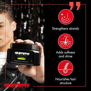Gel de păr - GUMMY KERATIN - 500 ml – Fixare Extremă, Luciu Intens, Control Profesional - Img 4