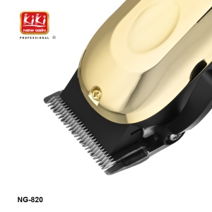 KIKI NEW GAIN NG-820 Gold Specter Pro – Mașină de tuns profesională fără fir - Img 2