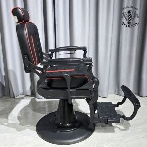 Scaun Frizerie Profesional Ronnie – Confort Premium și Stil Vintage/Modern - Img 6