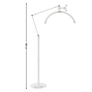 Set complet Mobilier Salon Cosmetică 4 Piese Alb | Pat cosmetica, Ucenic, Lampă LED, Scaun - Img 5