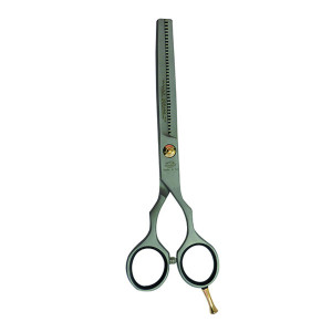 Set Foarfeca de tuns si filat 6" Henbor ITALIA Golden Line pentru frizerie coafor salon - Img 4