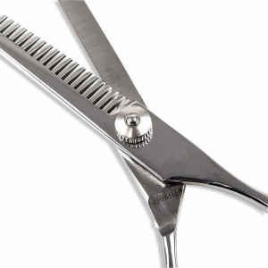 Set foarfeca de tuns si filat Vintiago 6" pentru frizerie coafor salon inox piepten carbon - Img 8