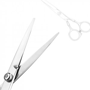 Set frizerie complet Geemy cu foarfeca tuns filat pelerina pamatuf pulverizator si masina tuns - Img 2