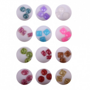 Set pentru decorare unghii false cu gel AGLR-16